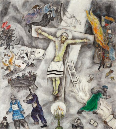 white crucifixion.